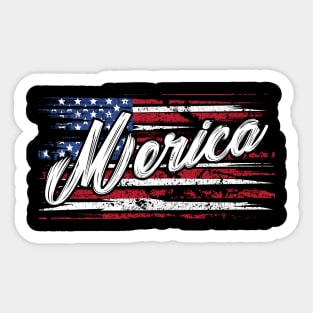 Merica Sticker